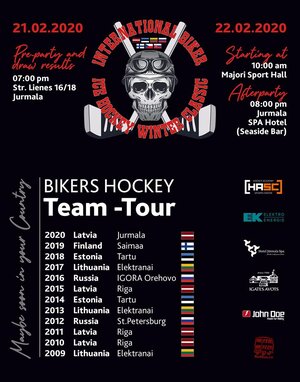INTERNATIONAL BIKER ICE HOCKEY Tour