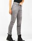 BETTY BIKER JEANS LIGHT GREY