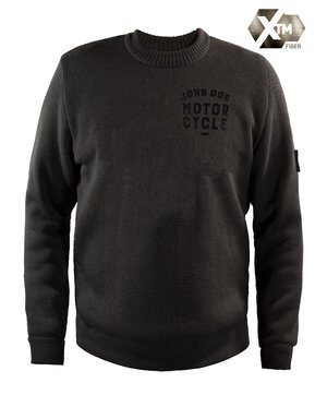 PULLOVER GREY ROUNDNECK SMALL LOGO